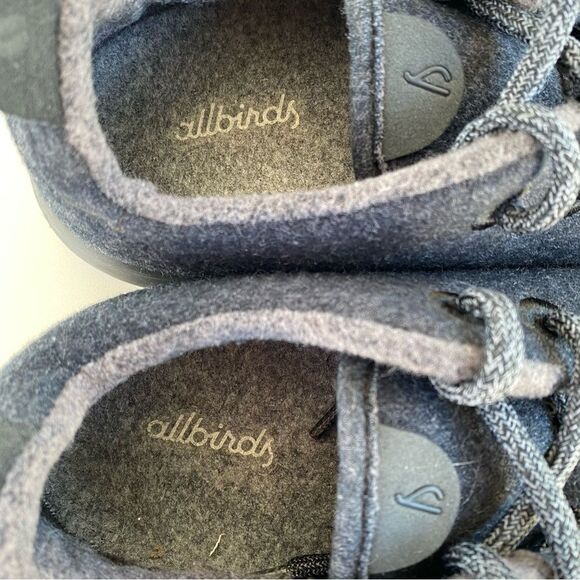 Allbirds Wool Runners Athletic Comfort Running Shoes Natural Black Heather Men 9 - Picture 9 of 10